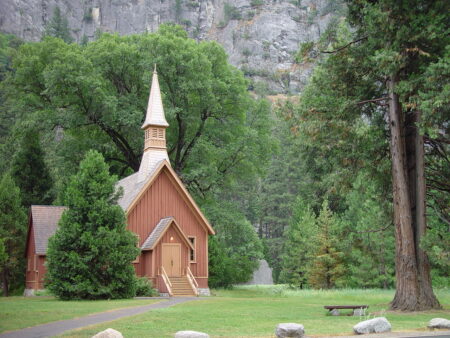 Mom's Photo of Chapel in Yosemite